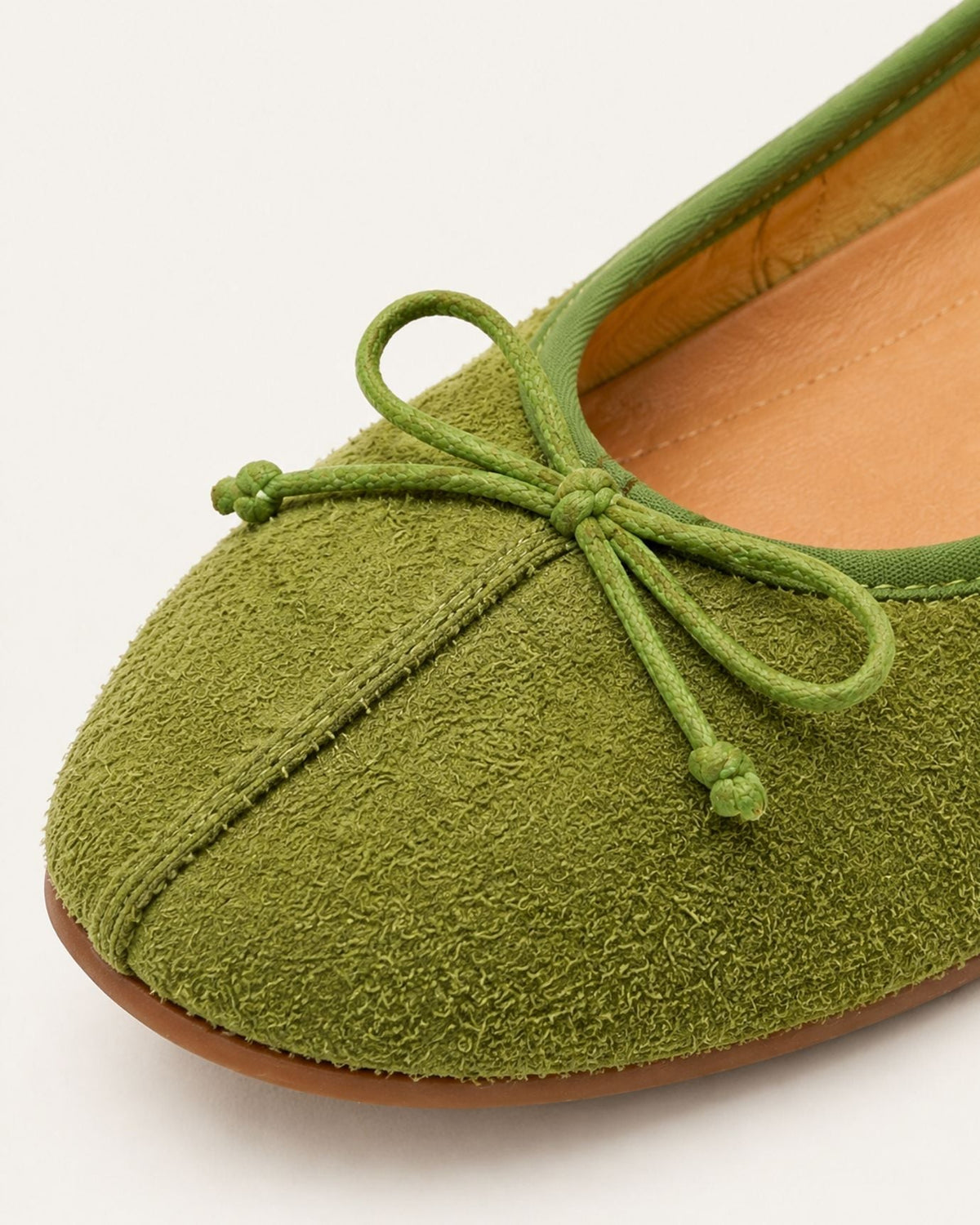 Vintage-Style Round Toe Slip-On Reversed Suede Shoes – view 6