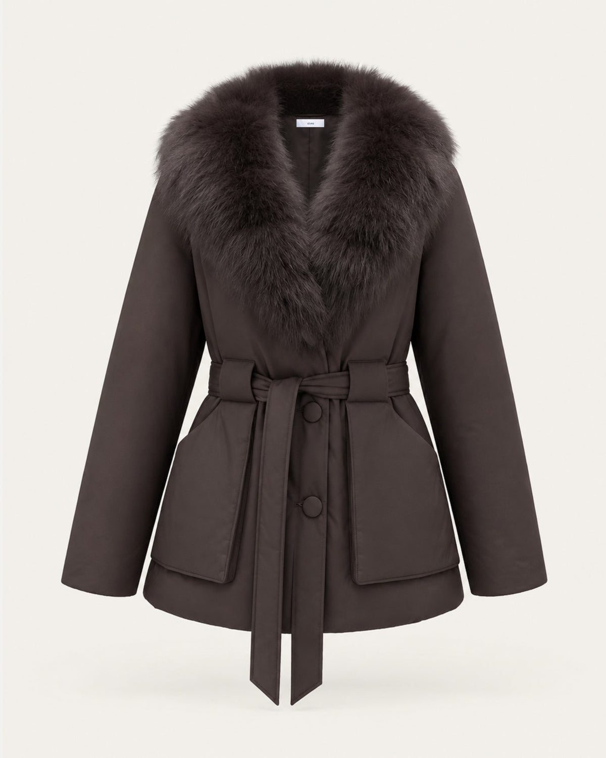 Loose Fit Belted Down Jacket – view 5