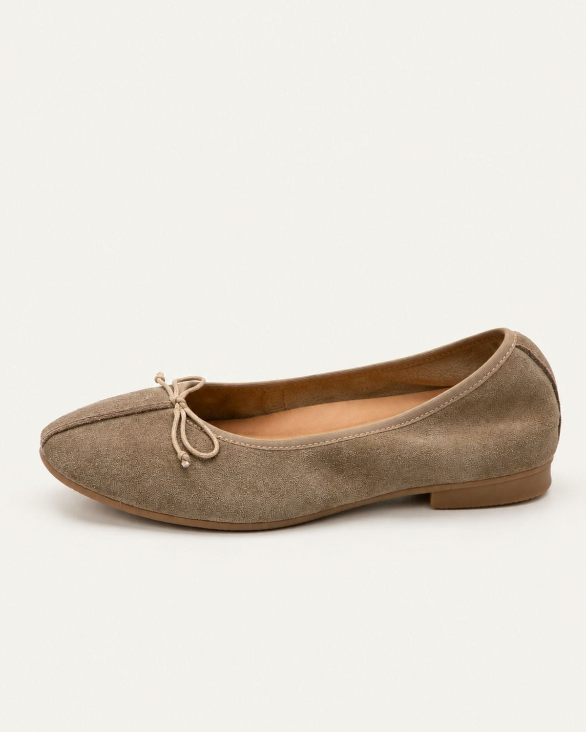 Vintage-Style Round Toe Slip-On Reversed Suede Shoes – view 7