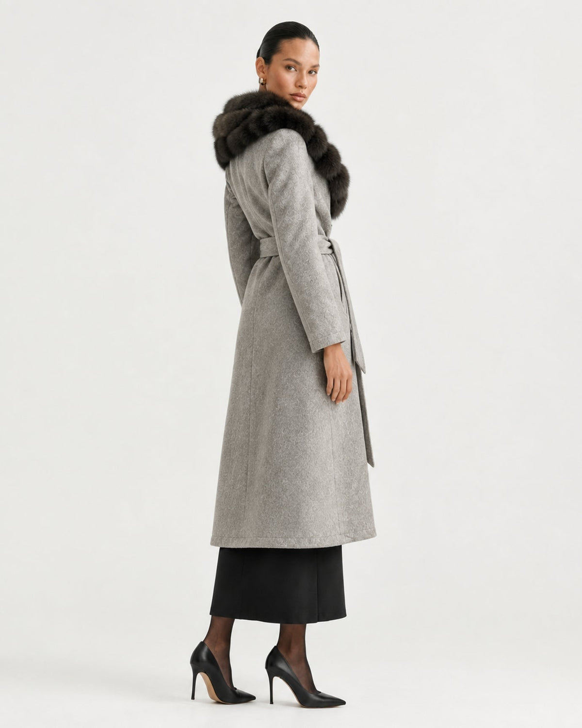 Relaxed Heavyweight Extra-Long Down Coat – view 15