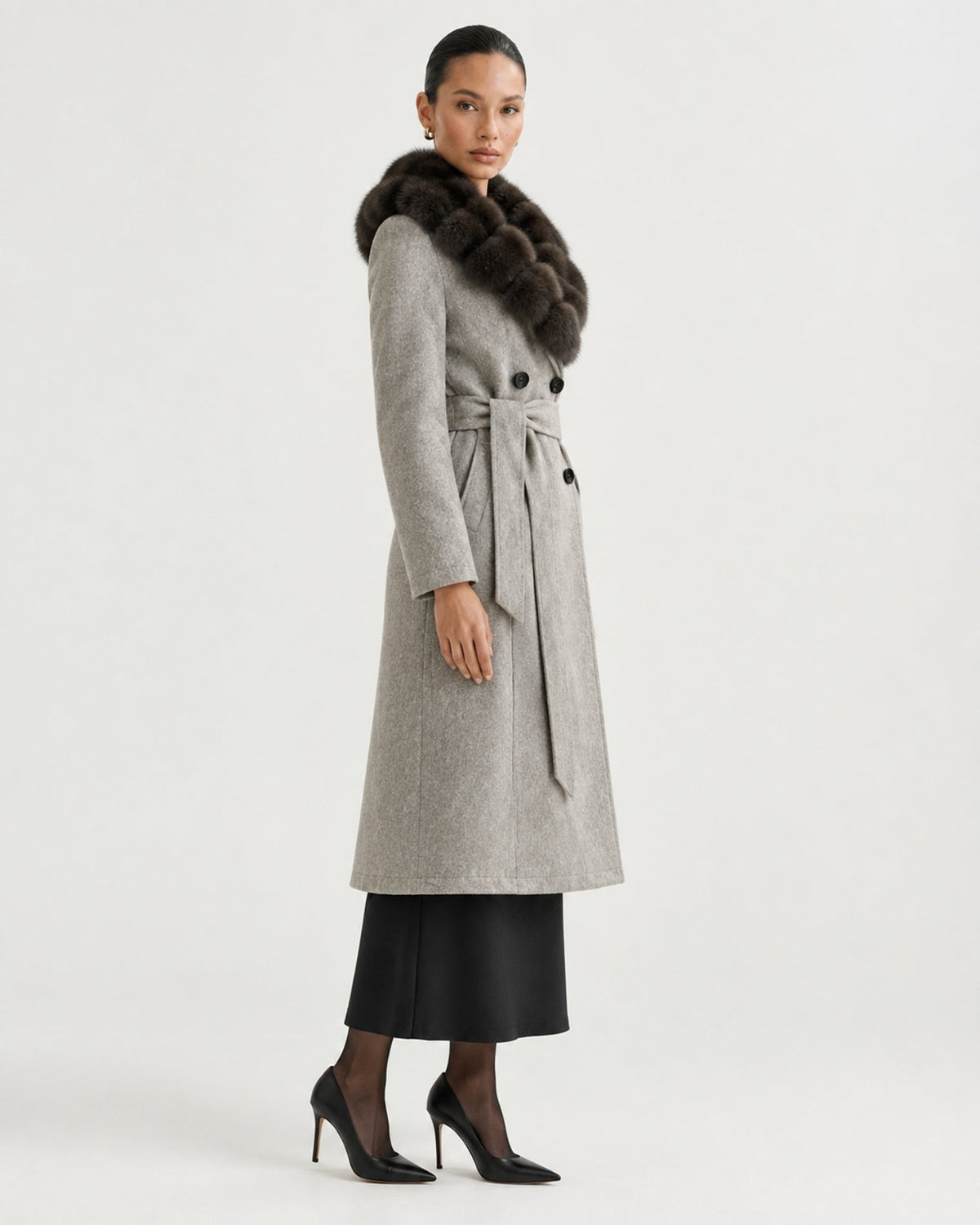 Relaxed Heavyweight Extra-Long Down Coat – view 16