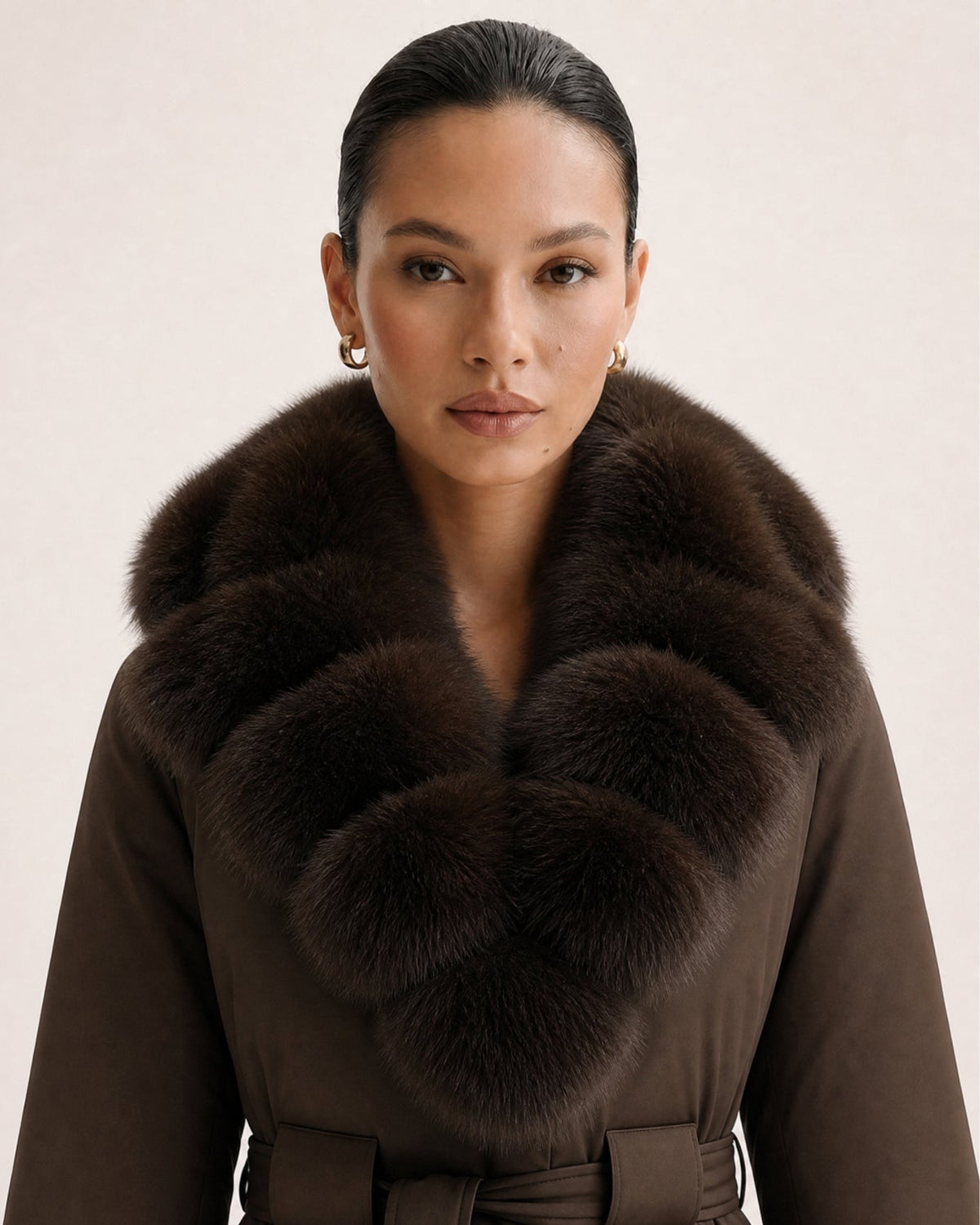 Loose Fit Belted Down Jacket – view 11