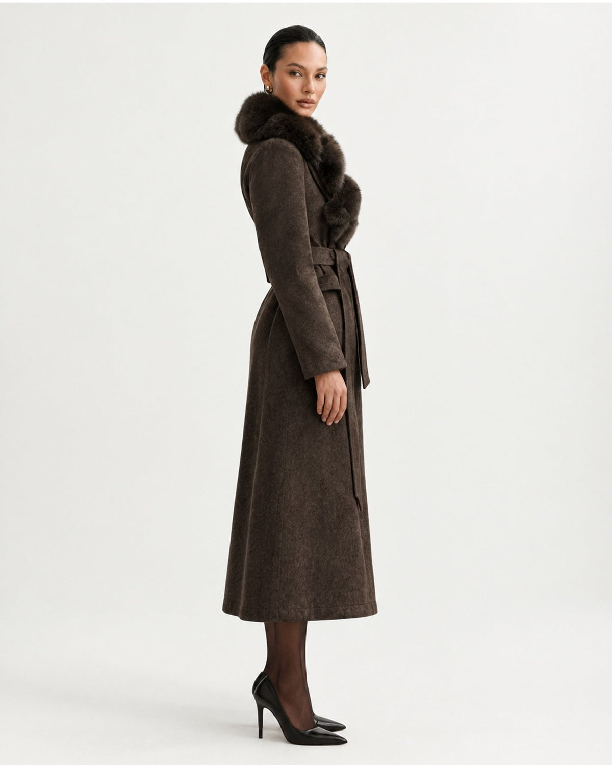 Relaxed Heavyweight Extra-Long Down Coat – view 3