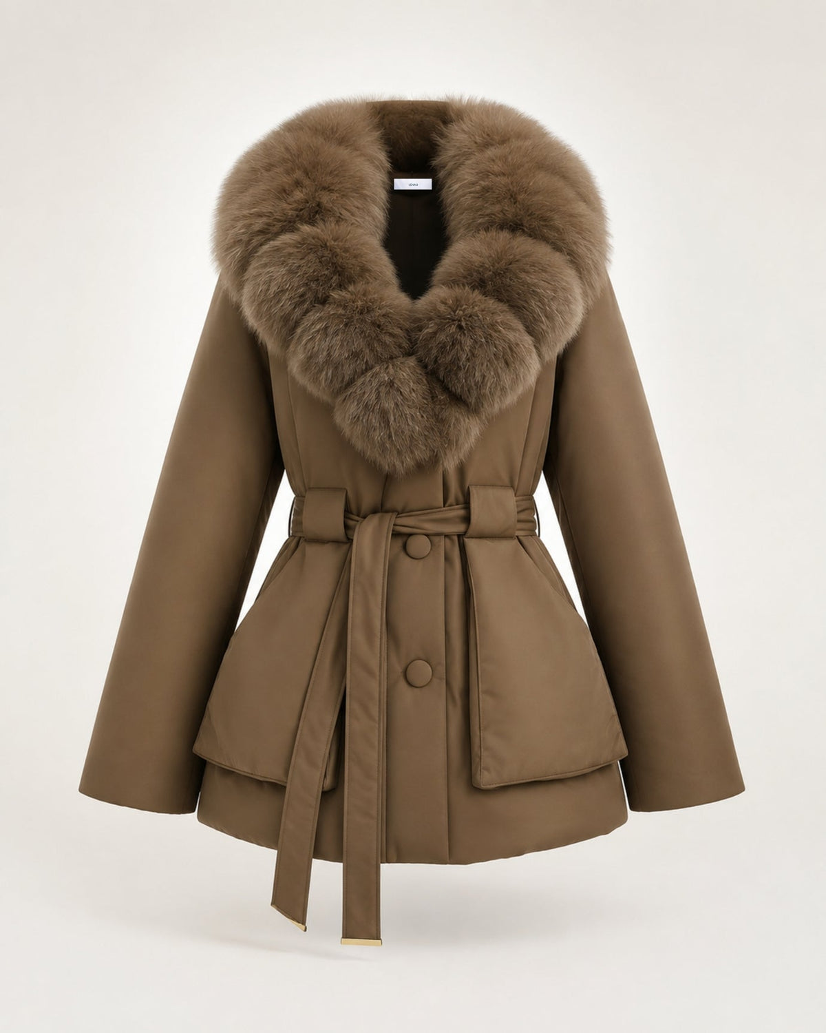 Loose Fit Belted Down Jacket – view 13