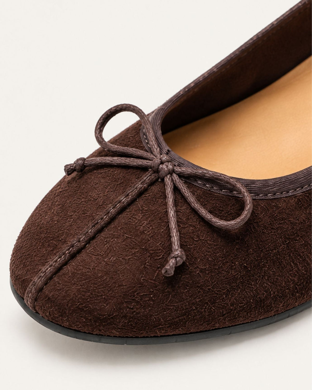 Vintage-Style Round Toe Slip-On Reversed Suede Shoes – view 12
