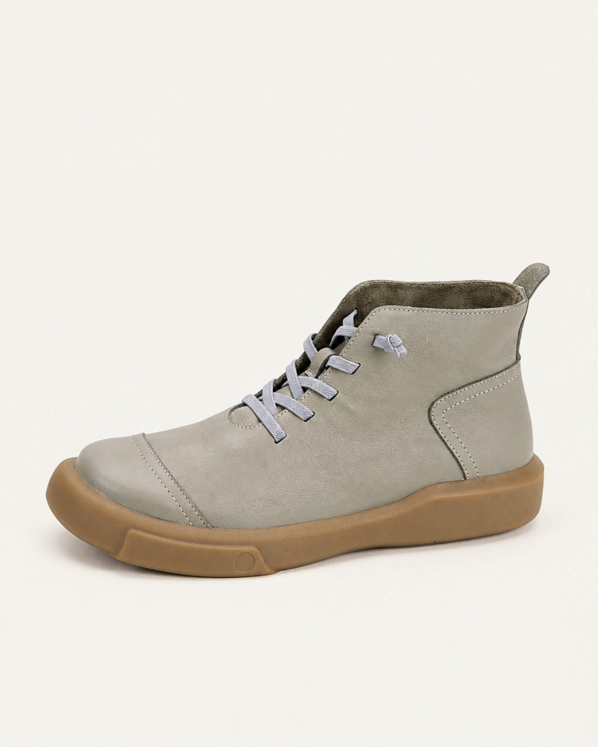 Kira Vintage Cowhide Ankle Boots with Leather Sole – view 9