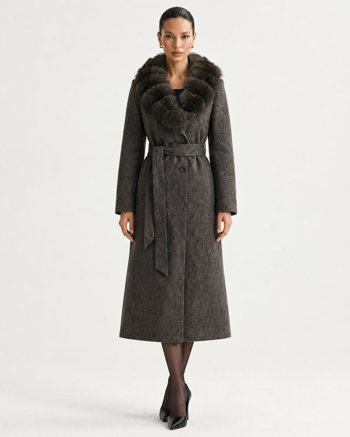 Relaxed Heavyweight Extra-Long Down Coat – view 10