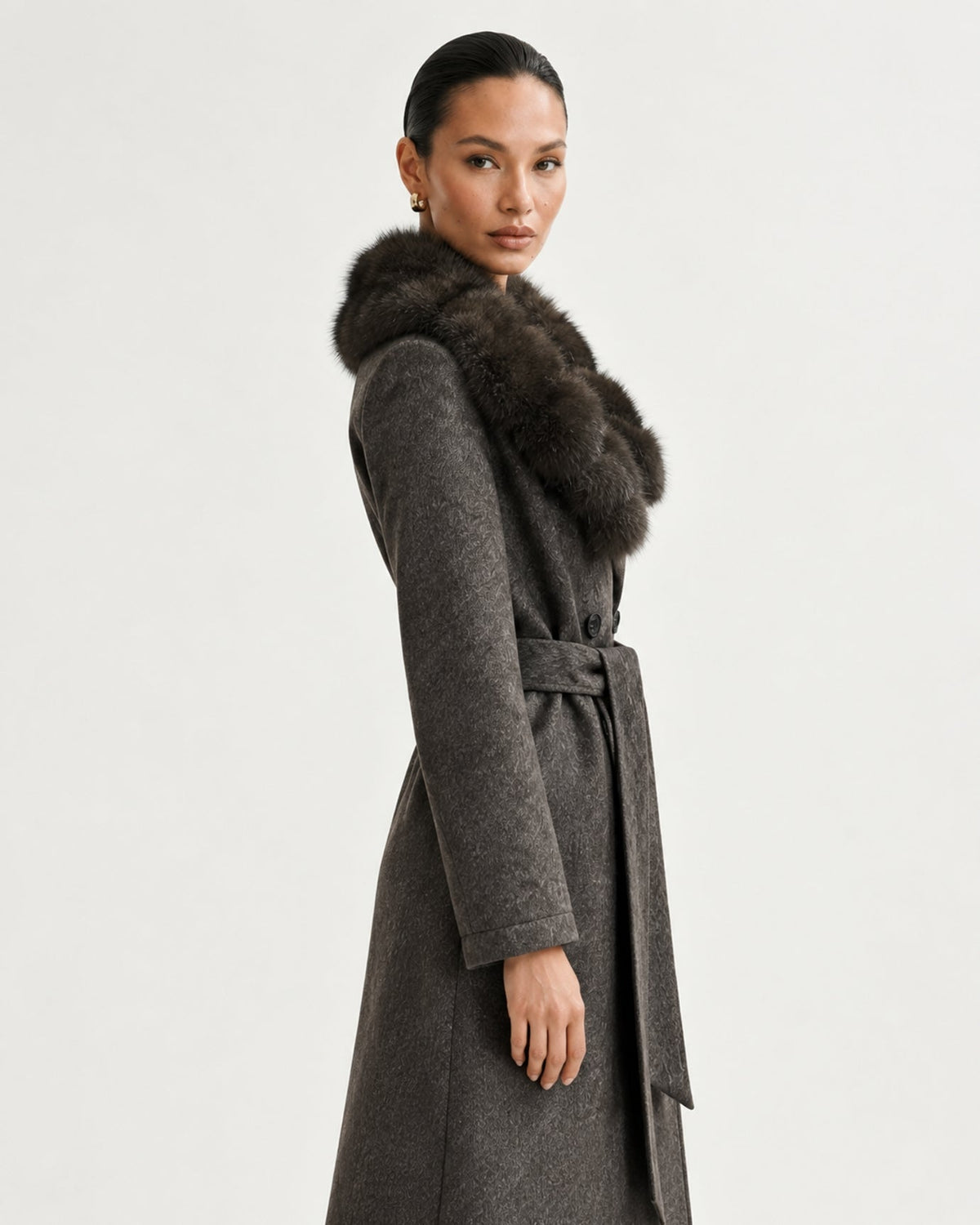 Relaxed Heavyweight Extra-Long Down Coat – view 12