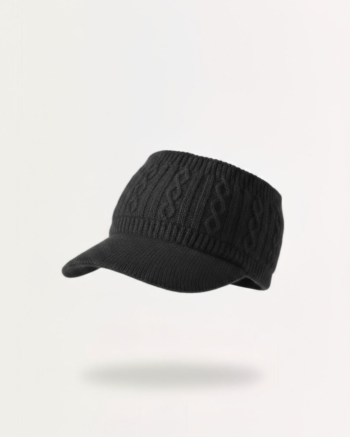 Breathable Double Layer Knit Pure Cashmere Cap – view 5