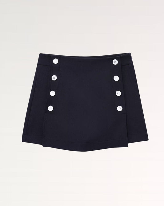 Milano High Waisted Midi Skirt with Clean Tailored Lines