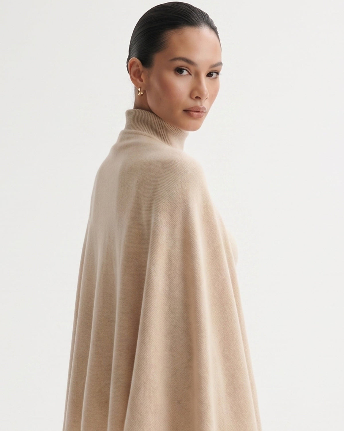 Dina Pure Cashmere Lightweight Knit Wrap Shawl – view 9