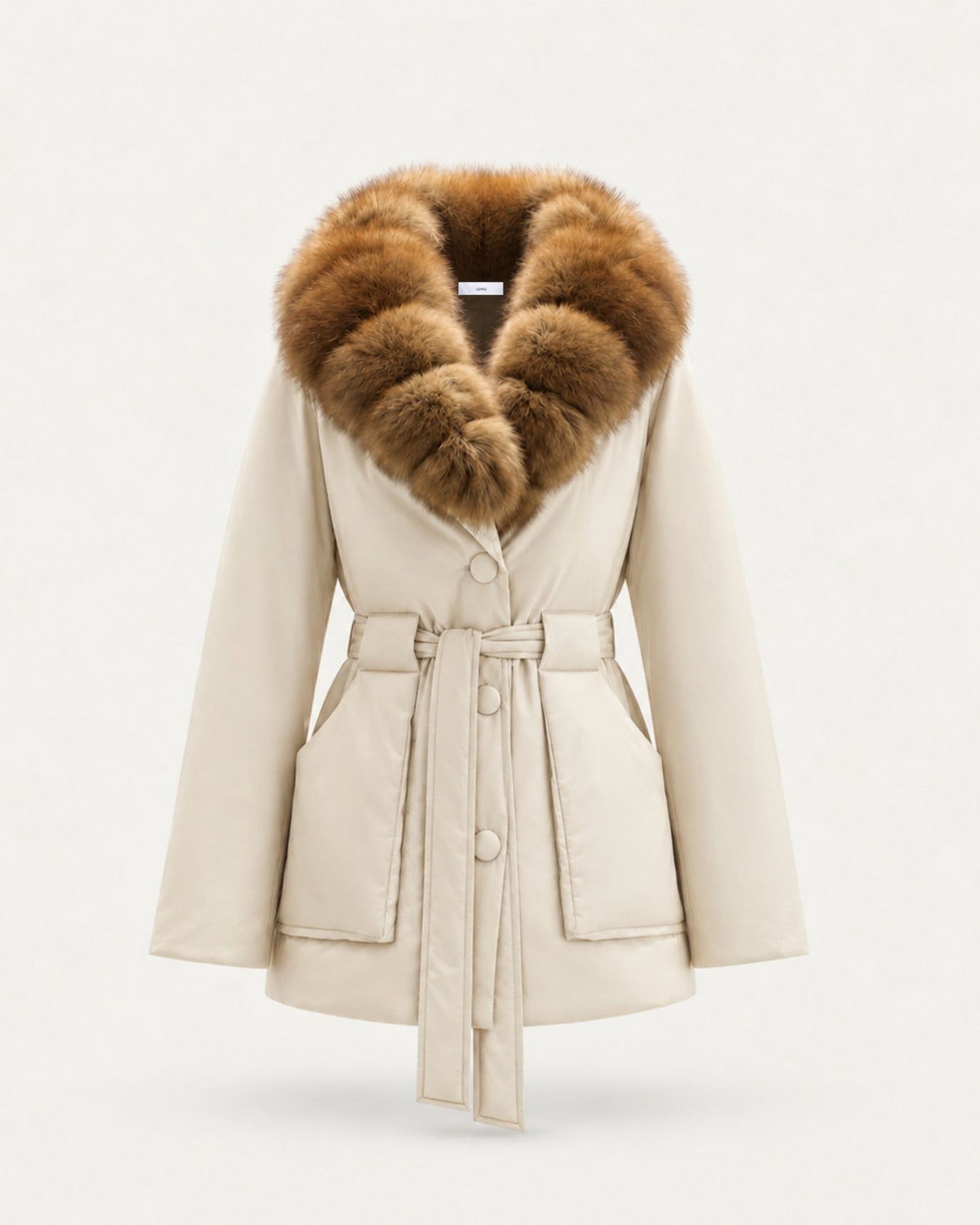 Loose Fit Belted Down Jacket – view 21
