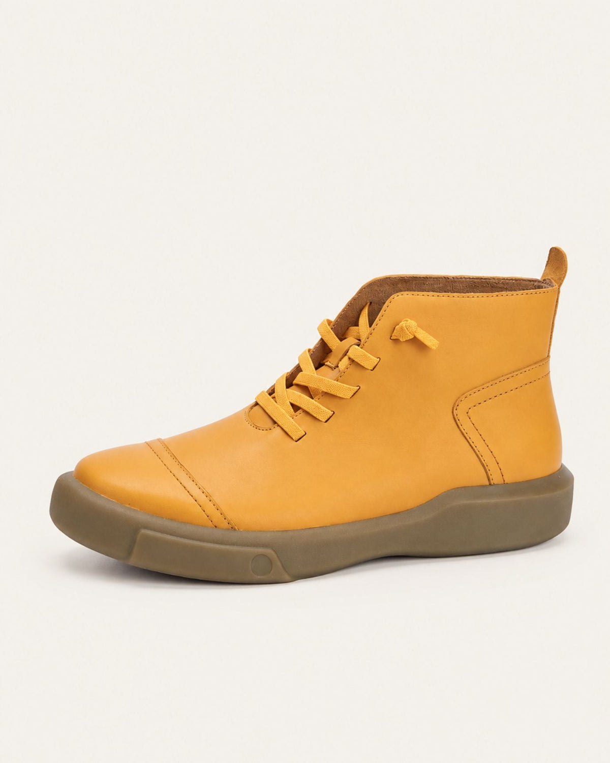 Kira Vintage Cowhide Ankle Boots with Leather Sole – view 5