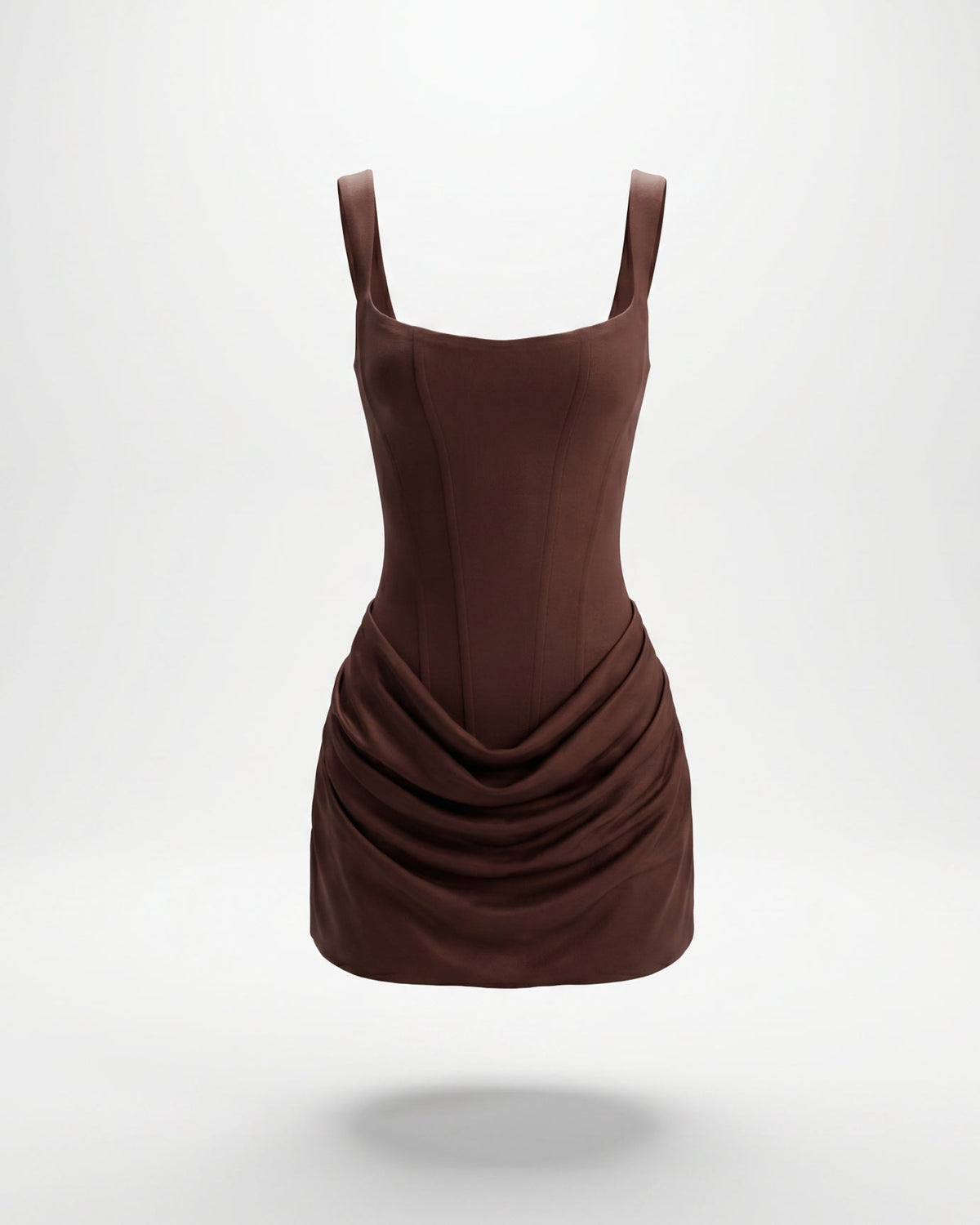 Dama Stretch Mini Dress with Delicate Adjustable Straps