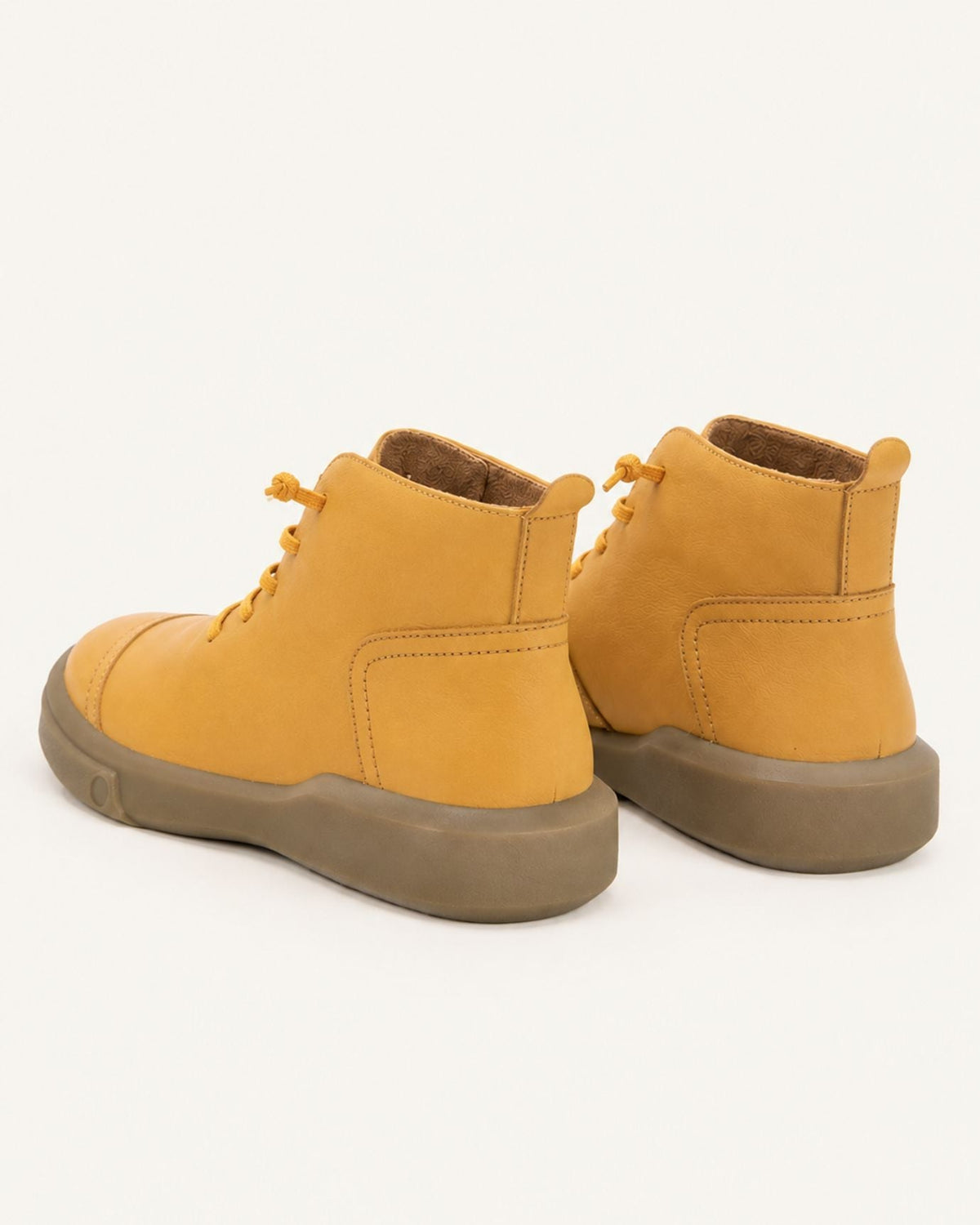 Kira Vintage Cowhide Ankle Boots with Leather Sole – view 8