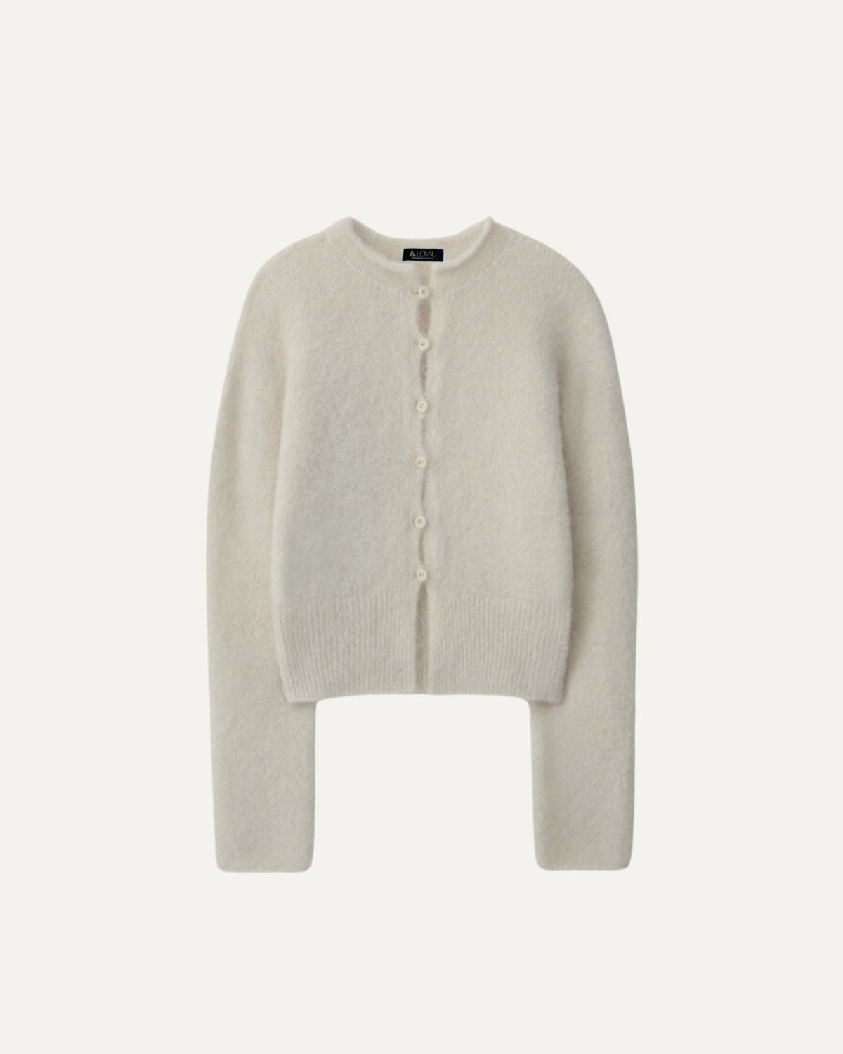 Soft Alpaca Sweater Cardigan with Reinforced Seams – view 6