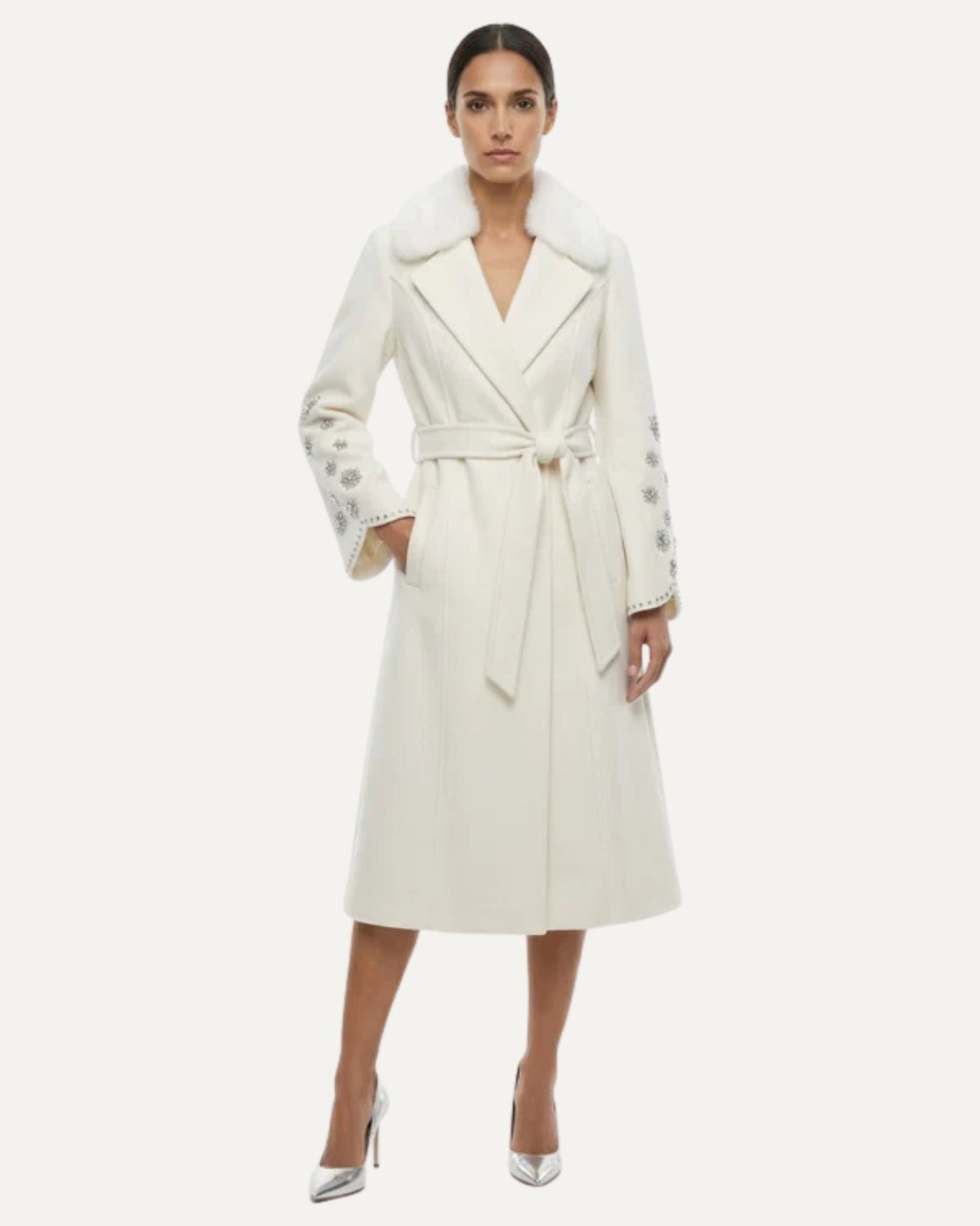 Divina Cashmere and Wool Coat – view 5