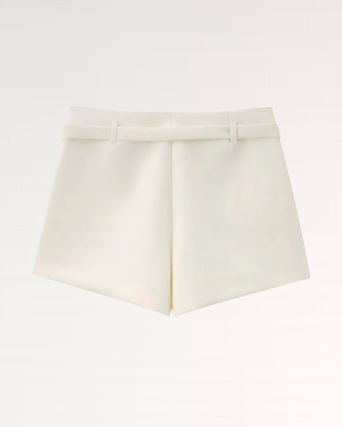 Classy High Waisted Skort with Front Skirt Overlay