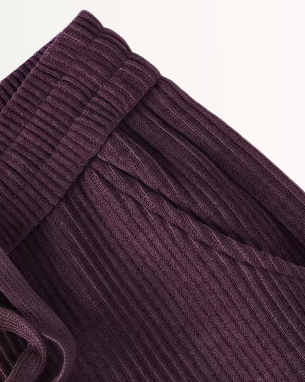 Classic High Waisted Soft Cotton Corduroy Trousers – view 4