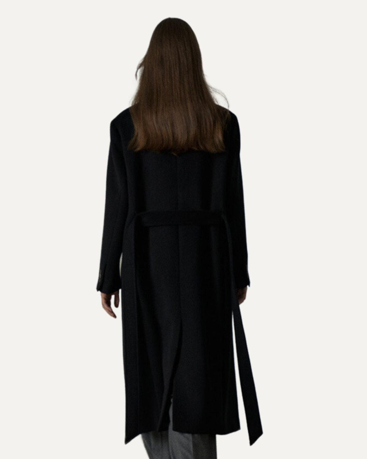 Rio Cashmere and Wool Blend Coat with Tailored Seams – view 8