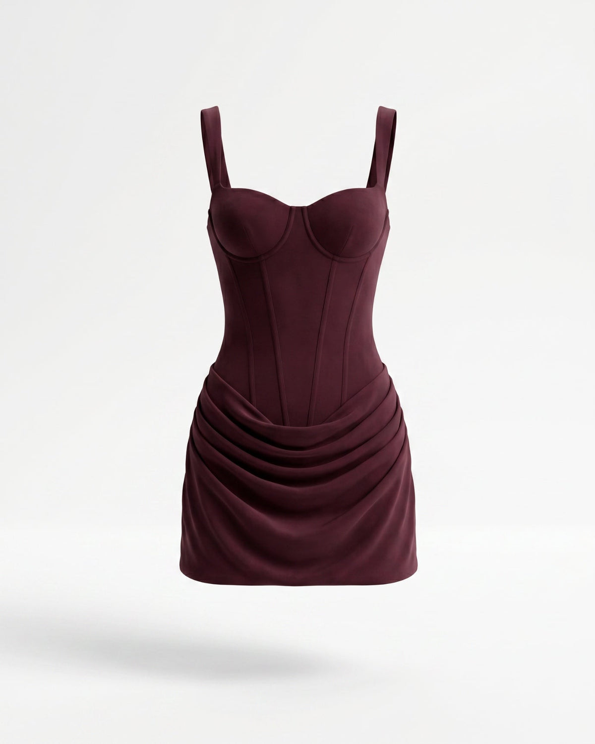 Dama Stretch Mini Dress with Delicate Adjustable Straps
