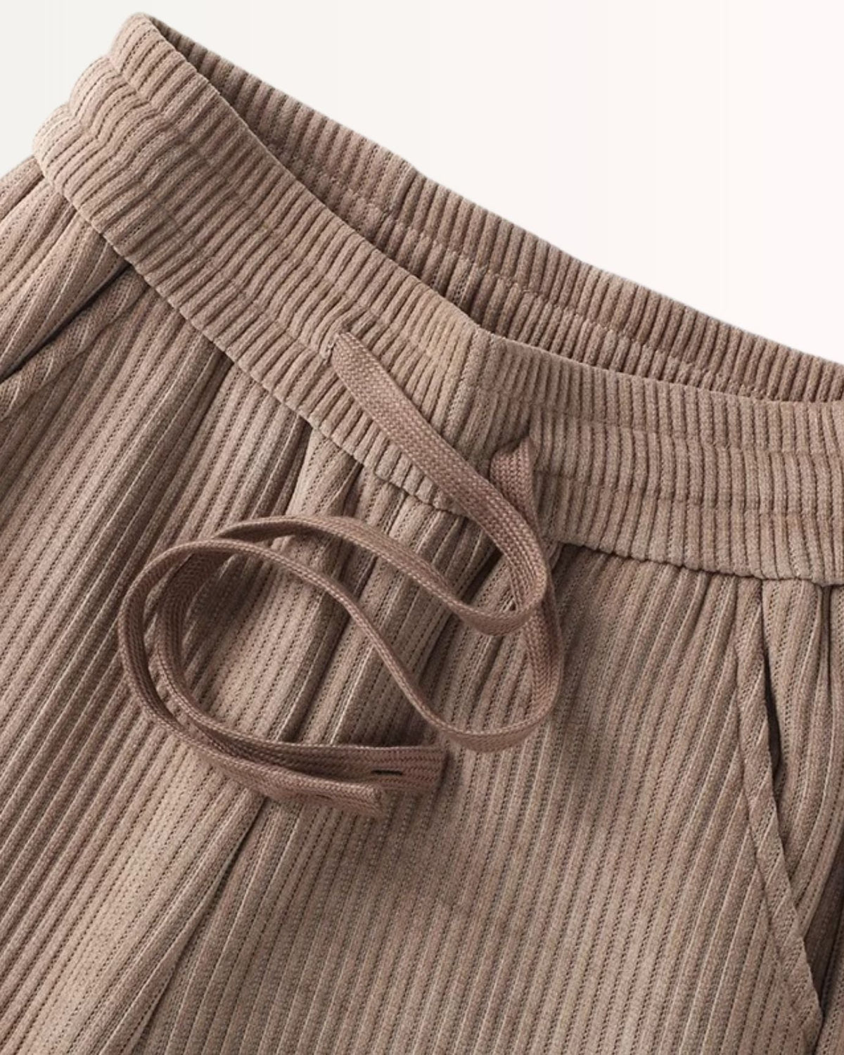 Classic High Waisted Soft Cotton Corduroy Trousers – view 7