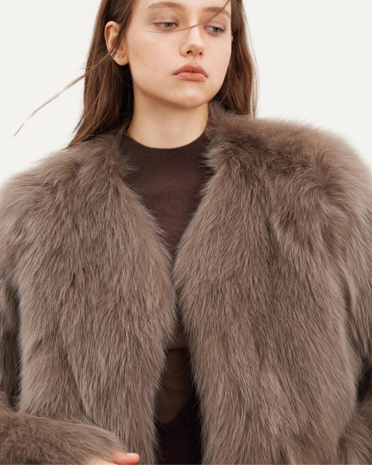 Jasmine Night Coat with Sleek Tailored Silhouette – view 3