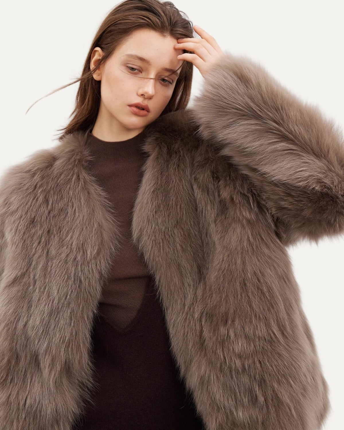 Jasmine Night Coat with Sleek Tailored Silhouette – view 4