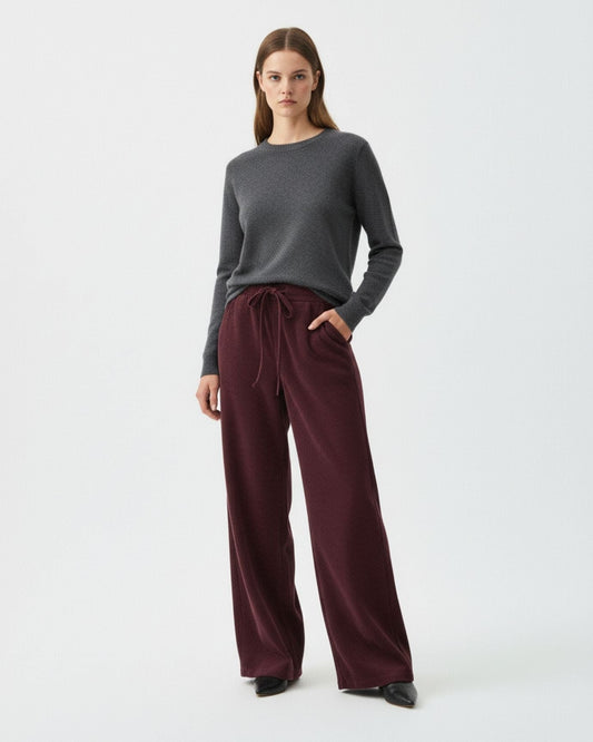 Classic High Waisted Soft Cotton Corduroy Trousers – view 2