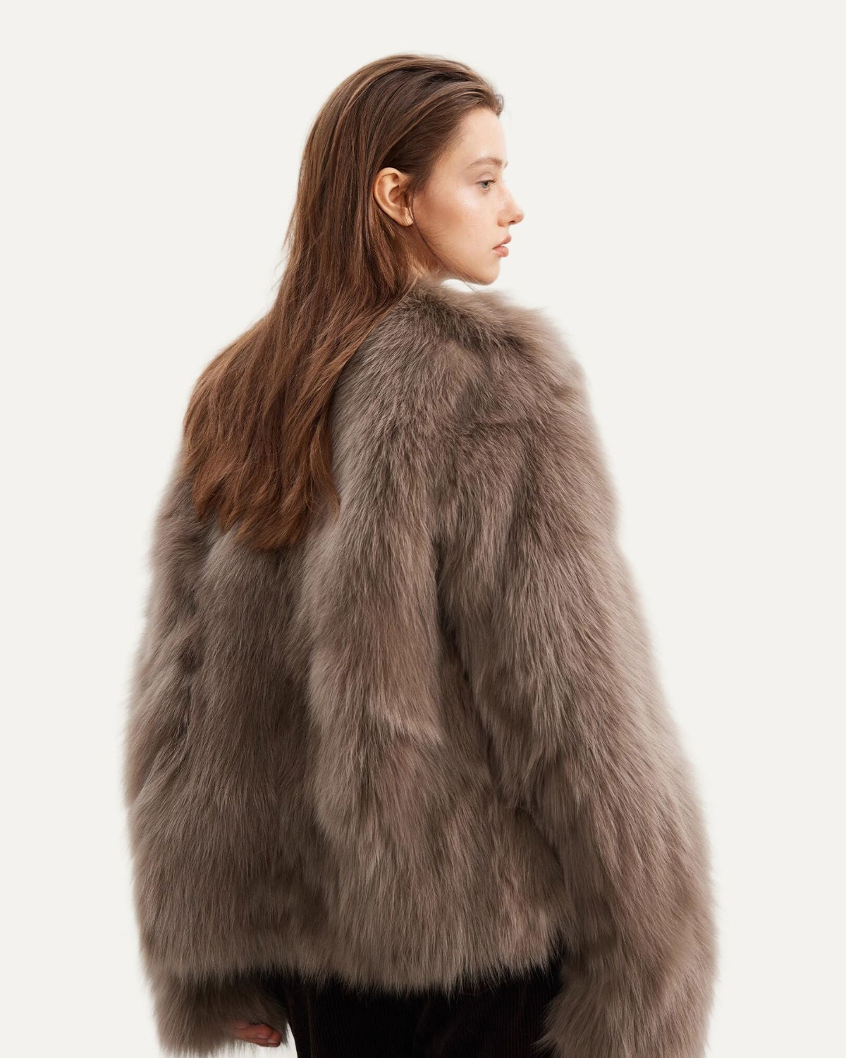 Jasmine Night Coat with Sleek Tailored Silhouette – view 5