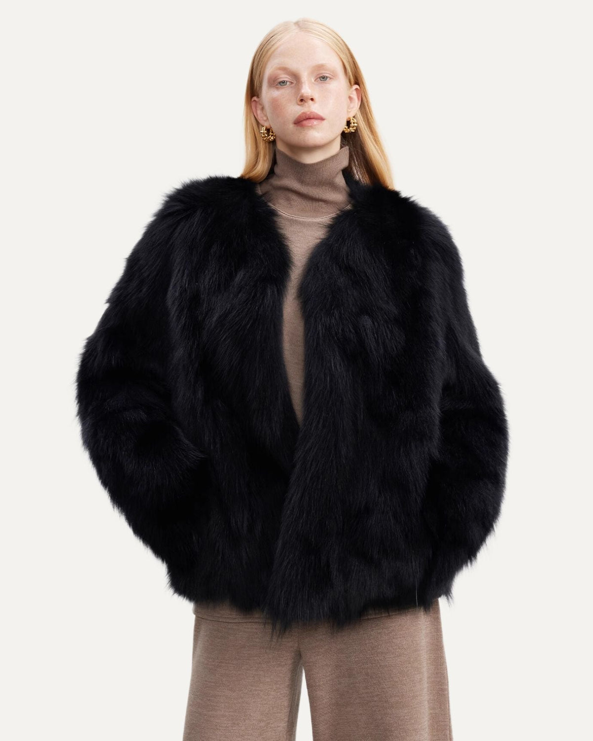 Jasmine Night Coat with Sleek Tailored Silhouette – view 6