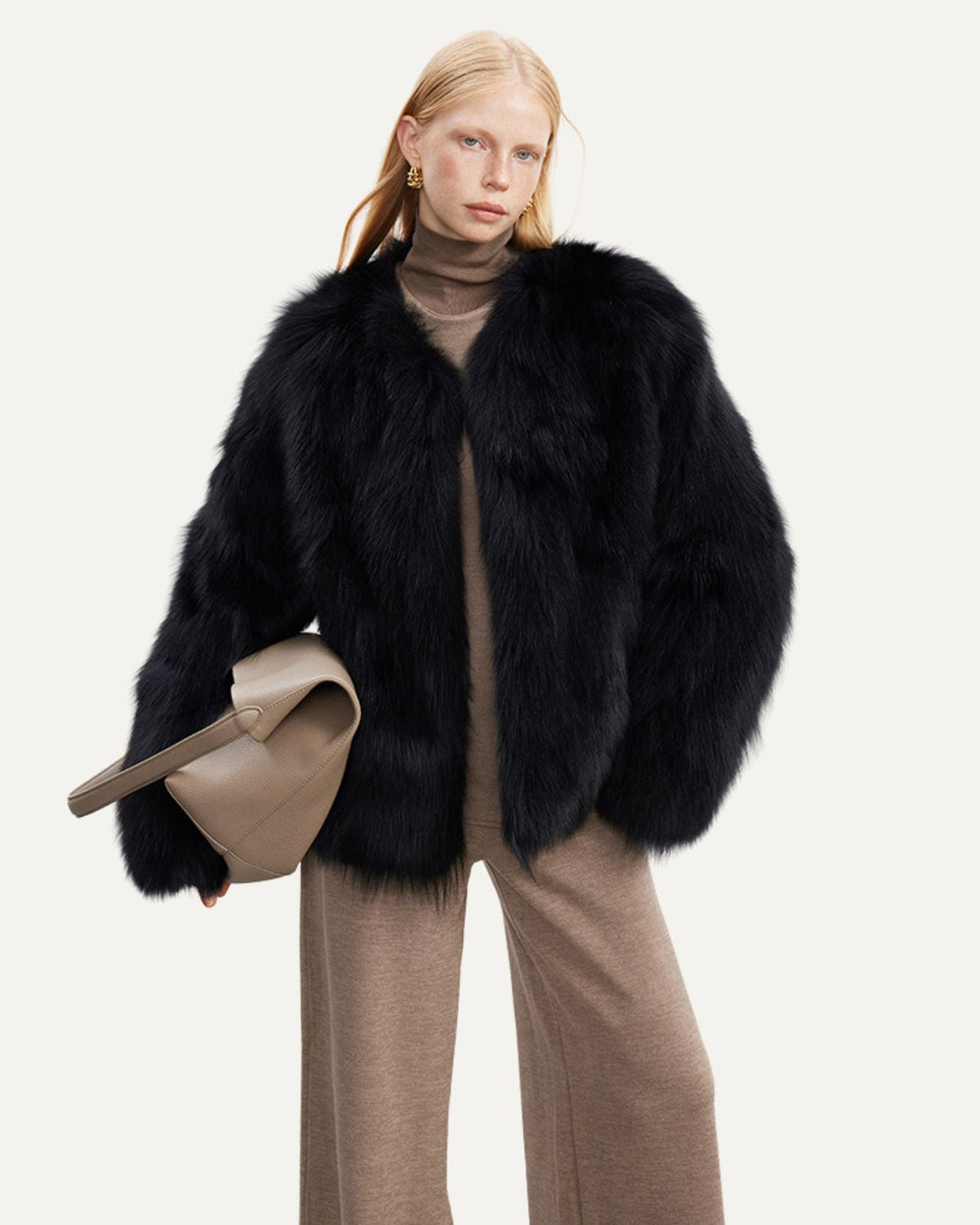 Jasmine Night Coat with Sleek Tailored Silhouette – view 7
