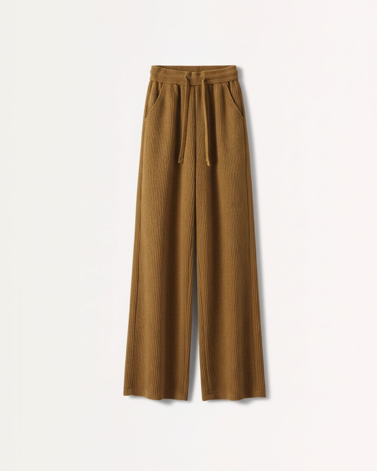 Classic High Waisted Soft Cotton Corduroy Trousers – view 9