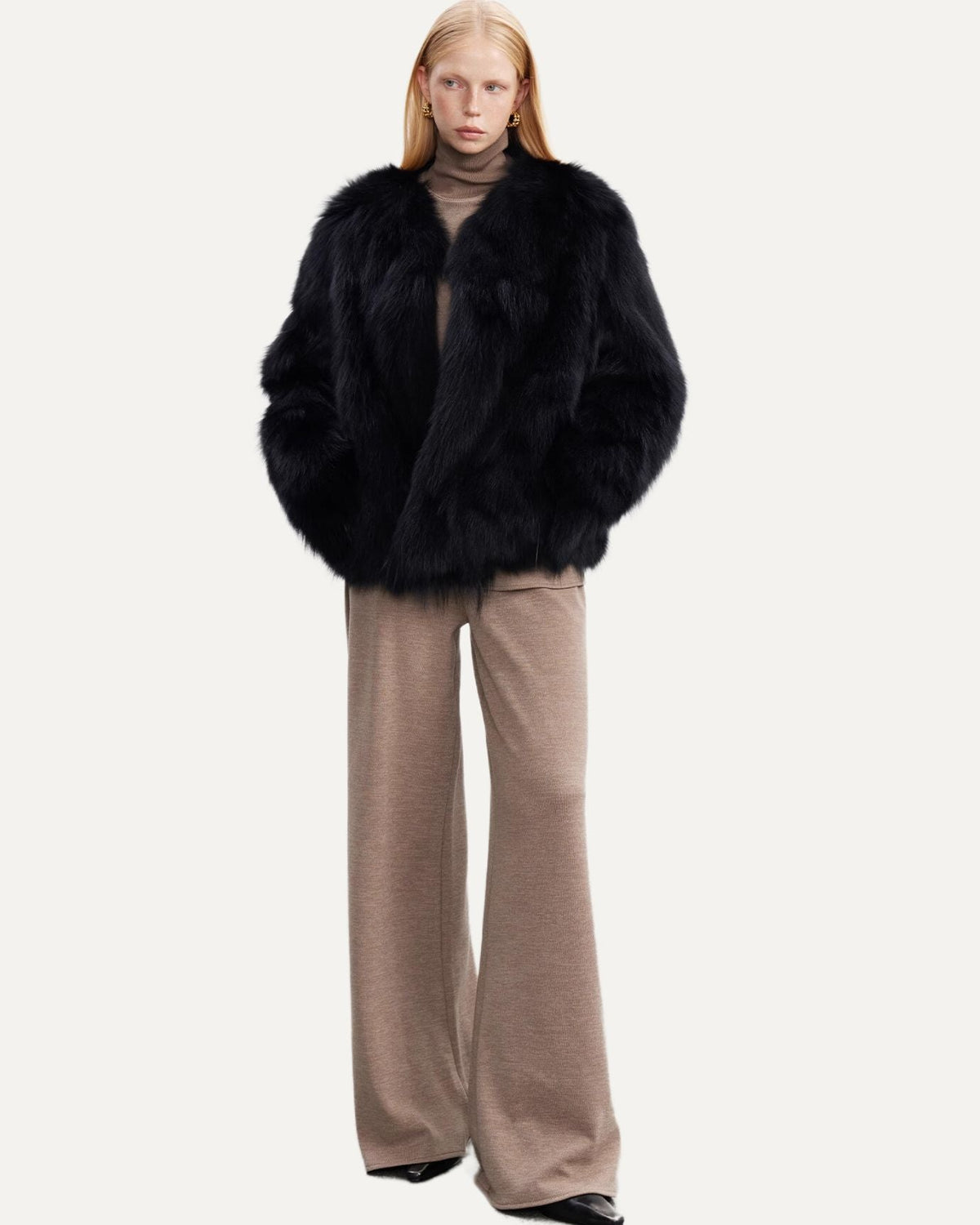 Jasmine Night Coat with Sleek Tailored Silhouette – view 9