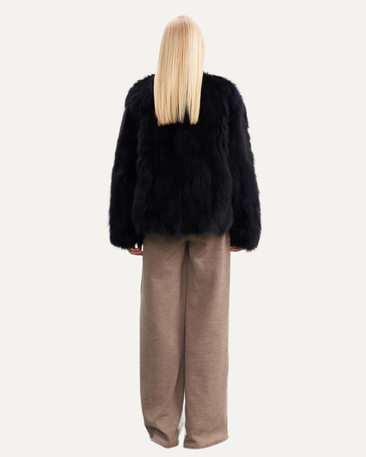 Jasmine Night Coat with Sleek Tailored Silhouette – view 10
