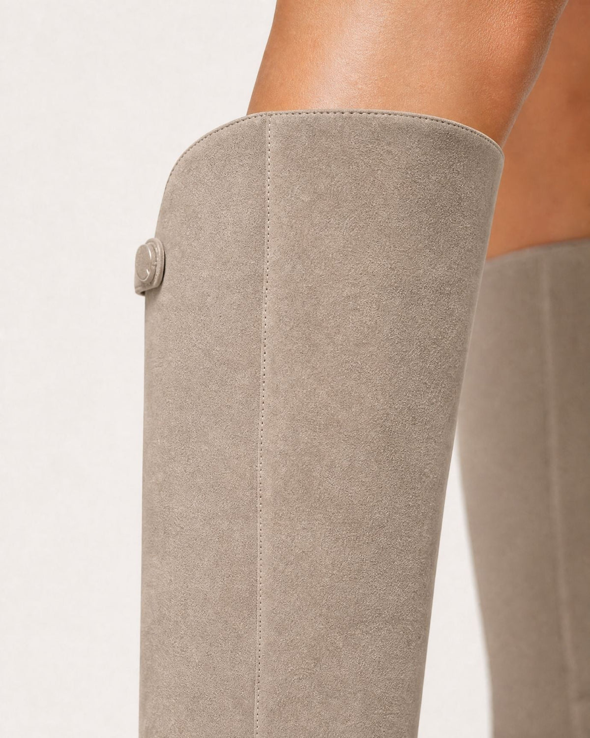 Pointed Toe Straight Shaft High Heel Boots with Leather Lining – view 15