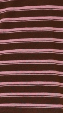 Harla Long Sleeve Crew Neck Top and Shorts Set – Pink/Brown Stripe – view 6