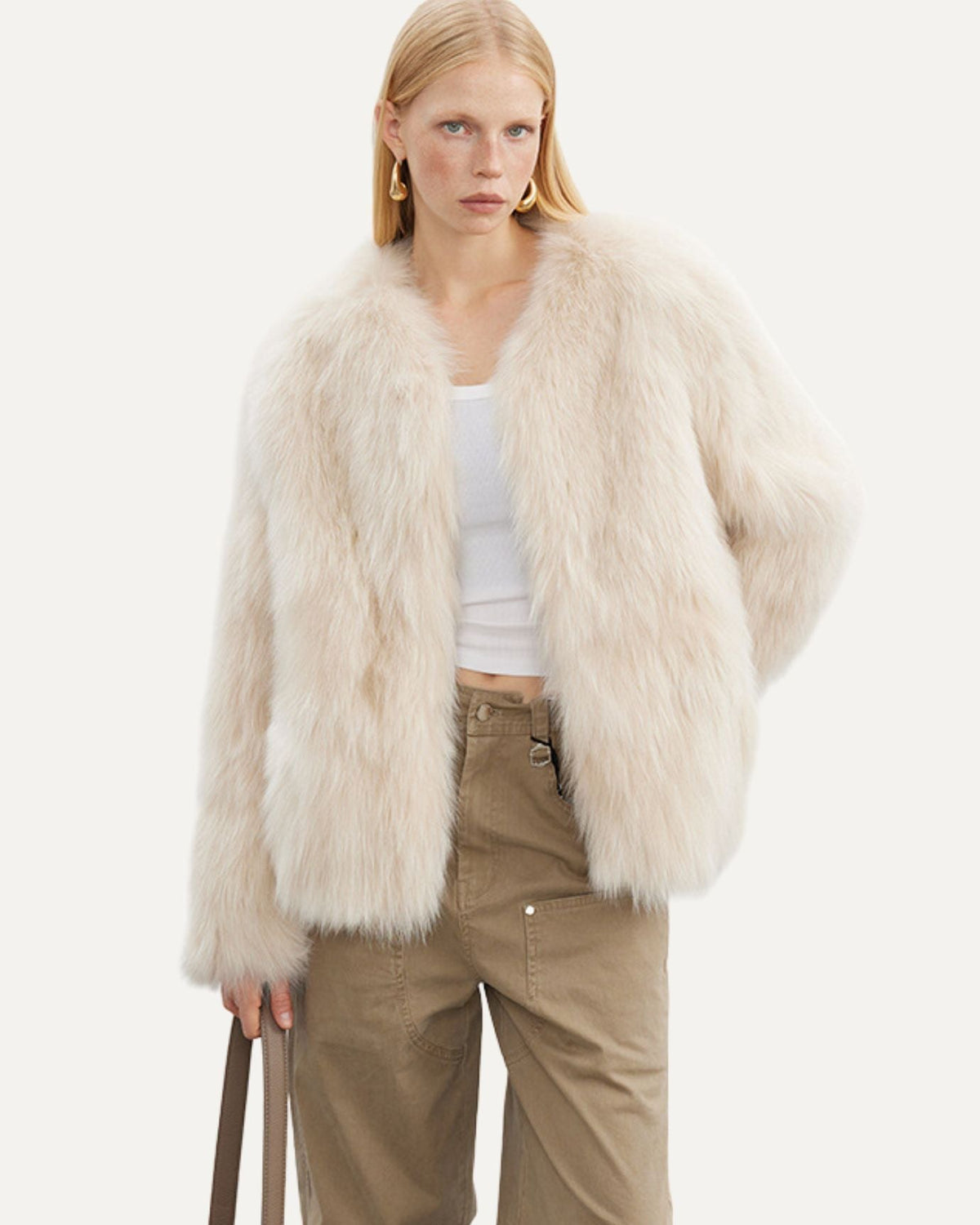 Jasmine Night Coat with Sleek Tailored Silhouette – view 12
