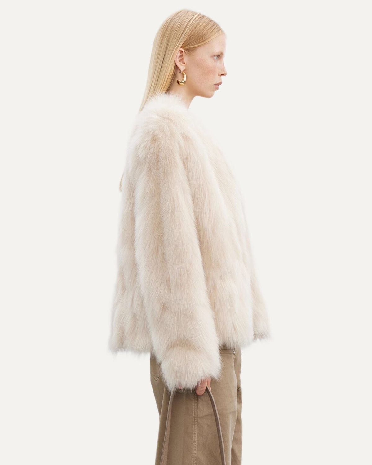 Jasmine Night Coat with Sleek Tailored Silhouette – view 13
