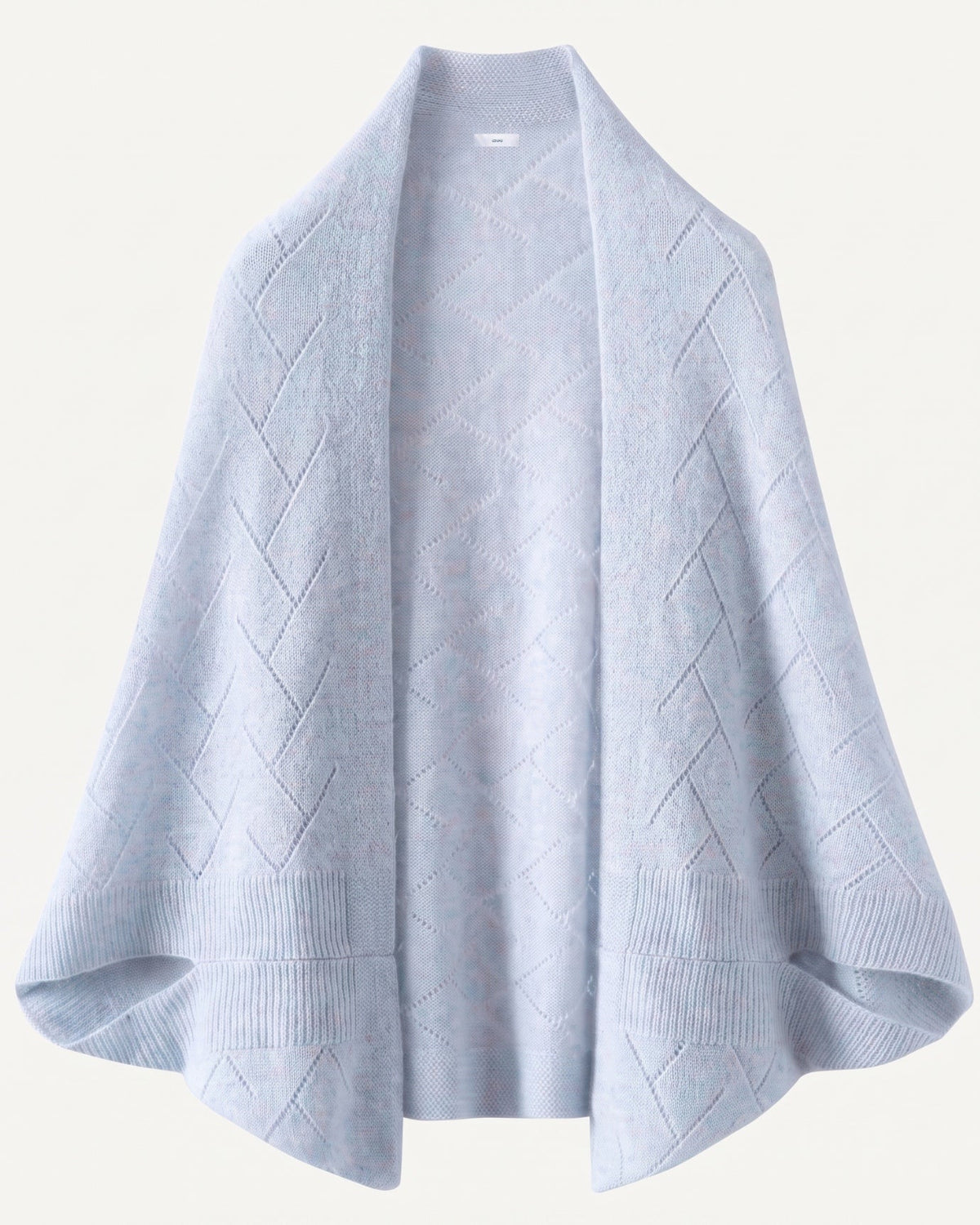 Mia Quilted Pure Cashmere Shawl with Textured Surface – view 3