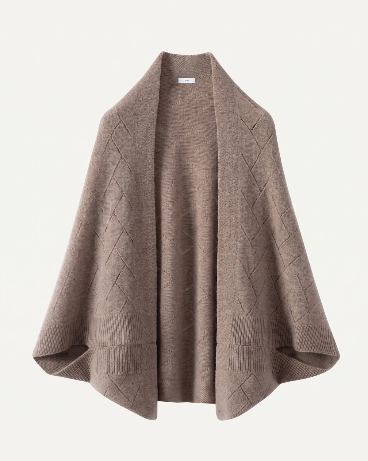 Mia Quilted Pure Cashmere Shawl with Textured Surface – view 9