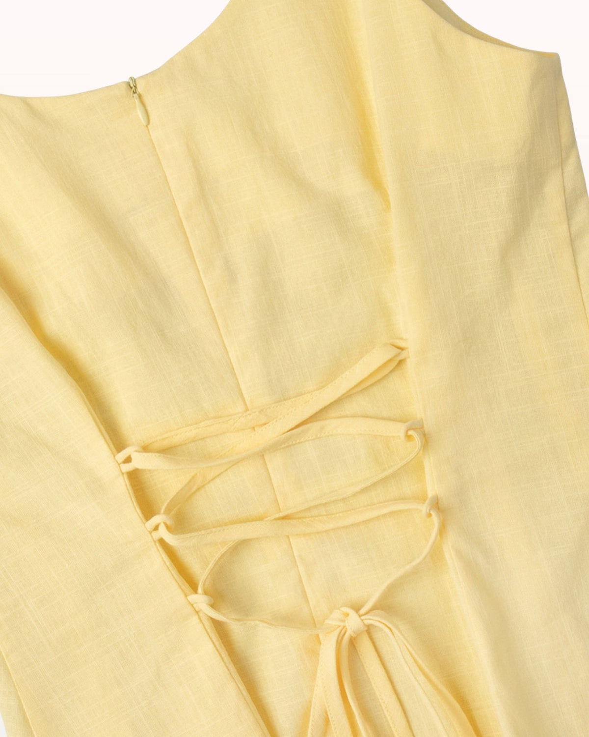 Cotton Tailored Top and Sculptural Skirt Two-Piece Set – view 6