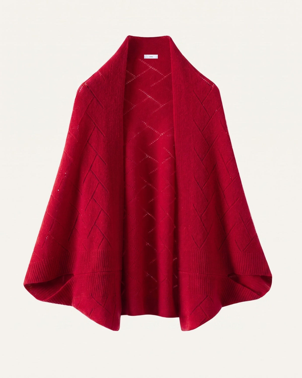 Mia Quilted Pure Cashmere Shawl with Textured Surface – view 11