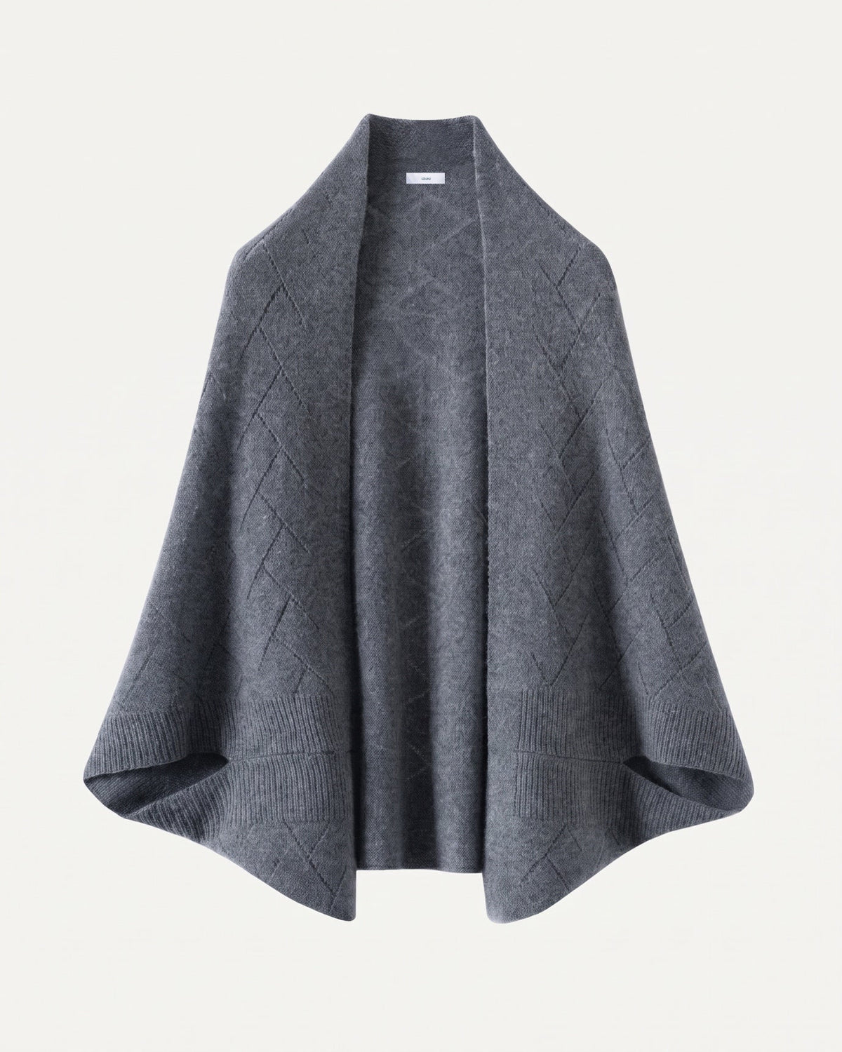 Mia Quilted Pure Cashmere Shawl with Textured Surface – view 13