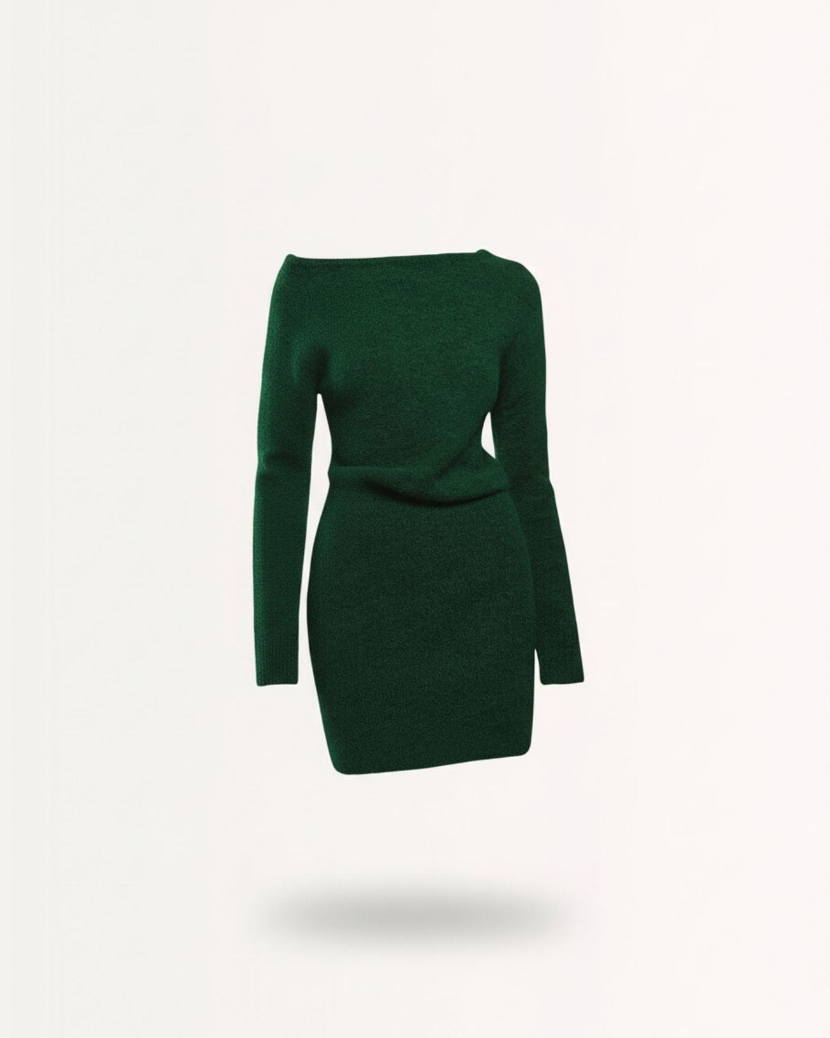 Divina Long Sleeve Fitted Bodycon Evening Dress