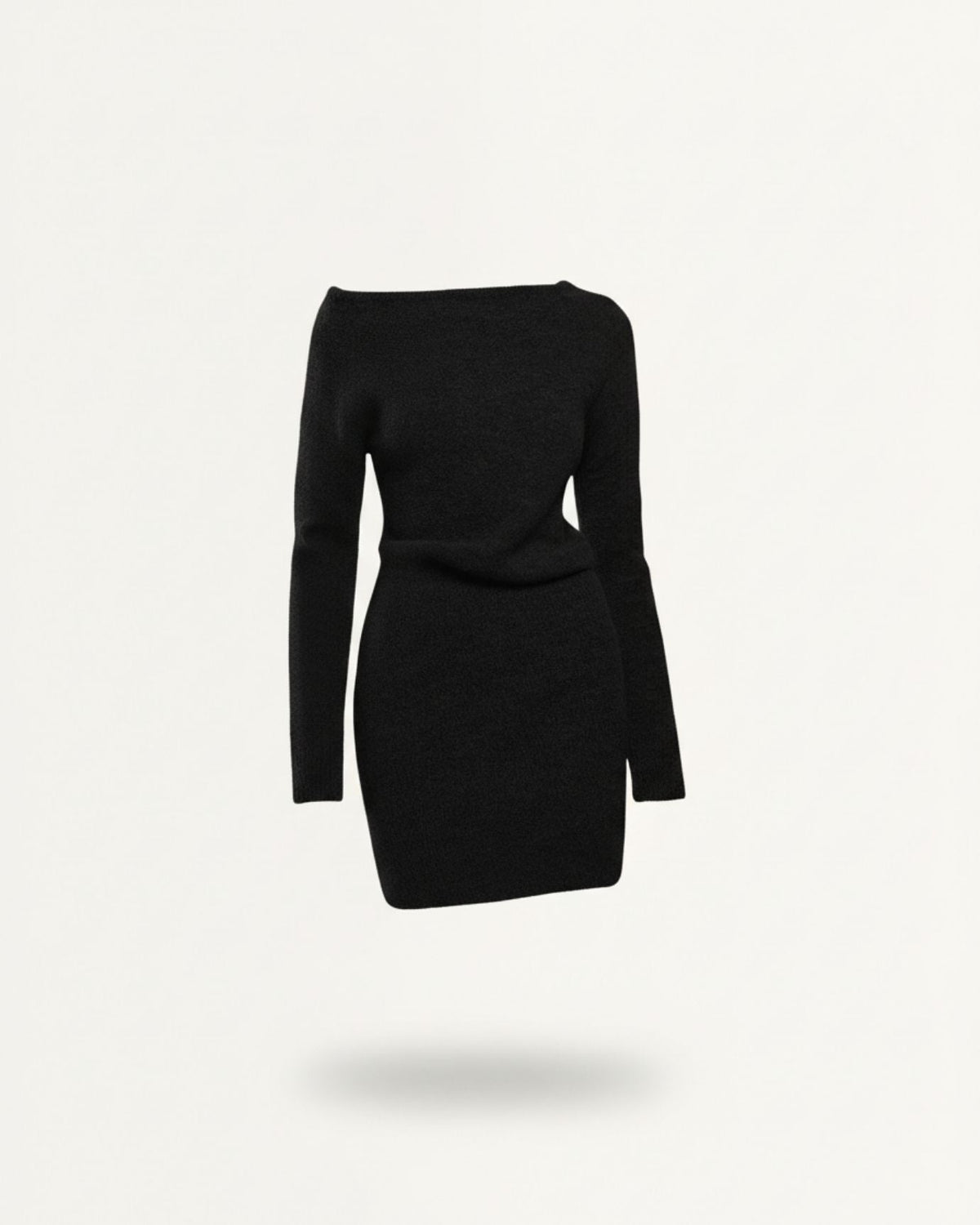 Divina Long Sleeve Fitted Bodycon Evening Dress – view 3