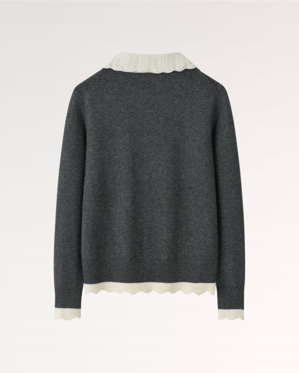 Relaxed Fit Pure Cashmere Cardigan Coat for Layering – view 4