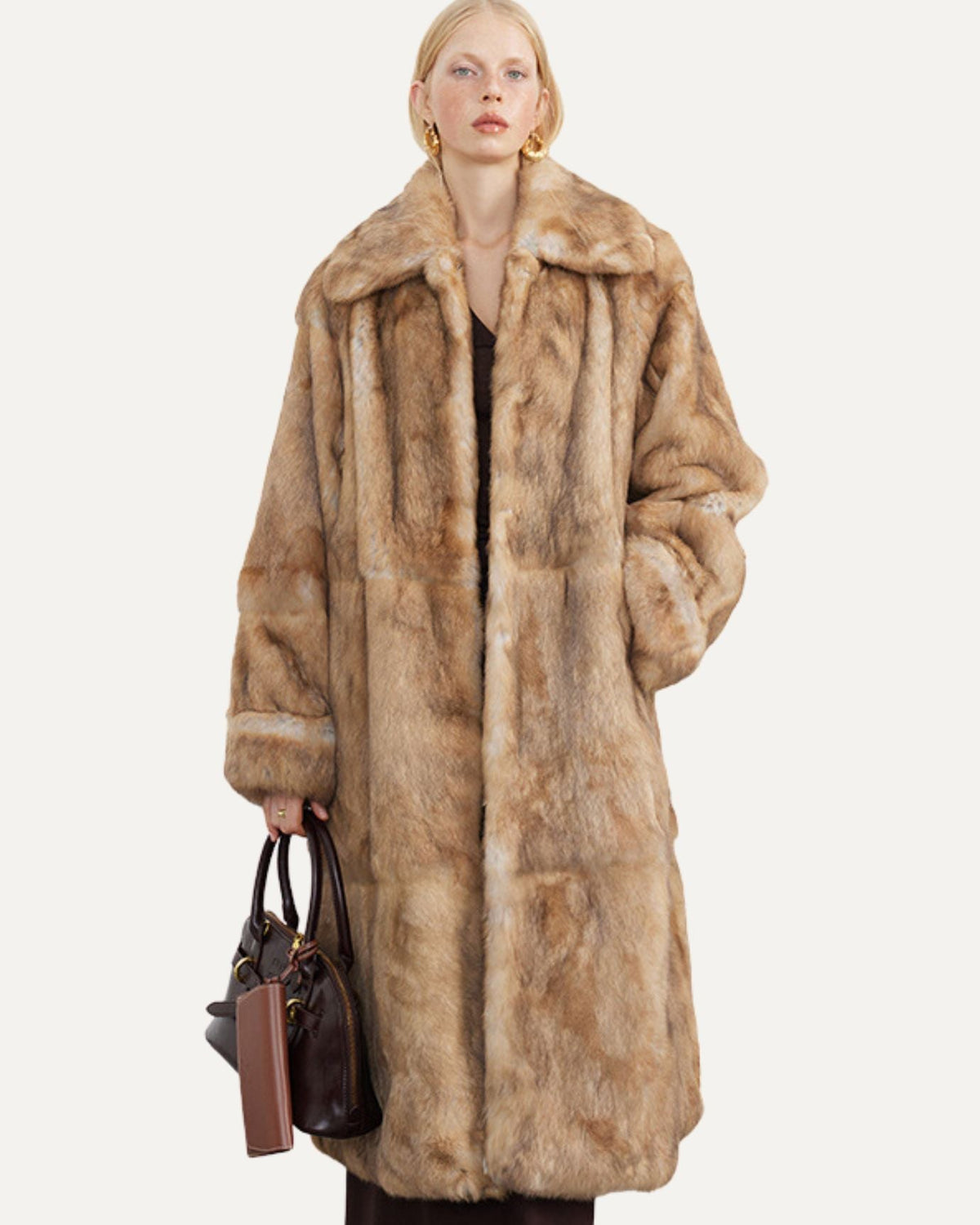 Retro-Inspired Soft Prairie Winter Coat – view 5