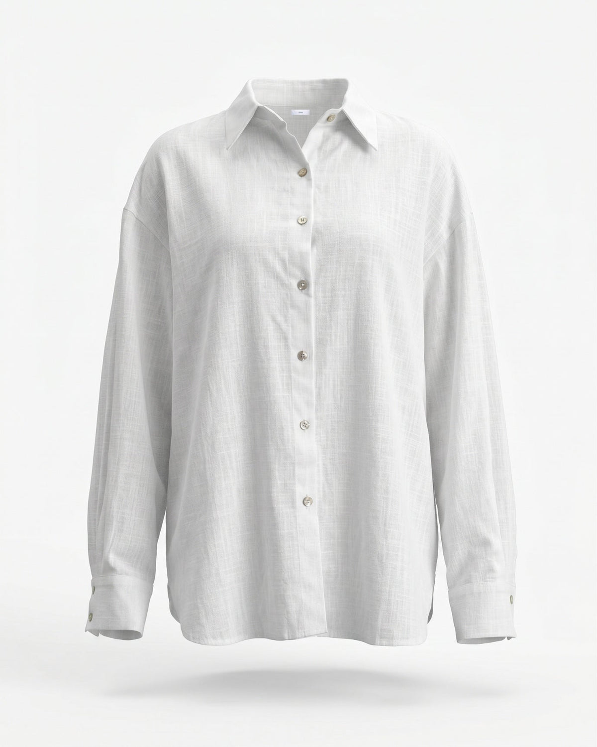 Lina Loose Fit Relaxed Cotton Shirt with Natural Drape