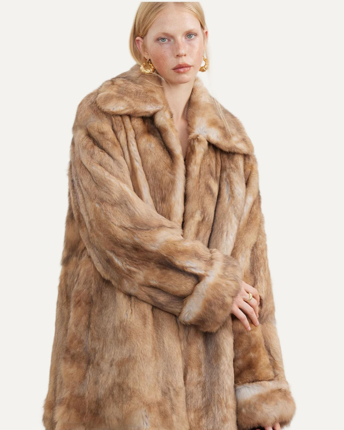 Retro-Inspired Soft Prairie Winter Coat – view 6